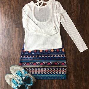 Crop Top with Open Back